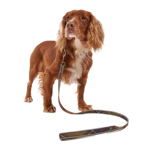 Barbour Reflective Tartan Dog Lead